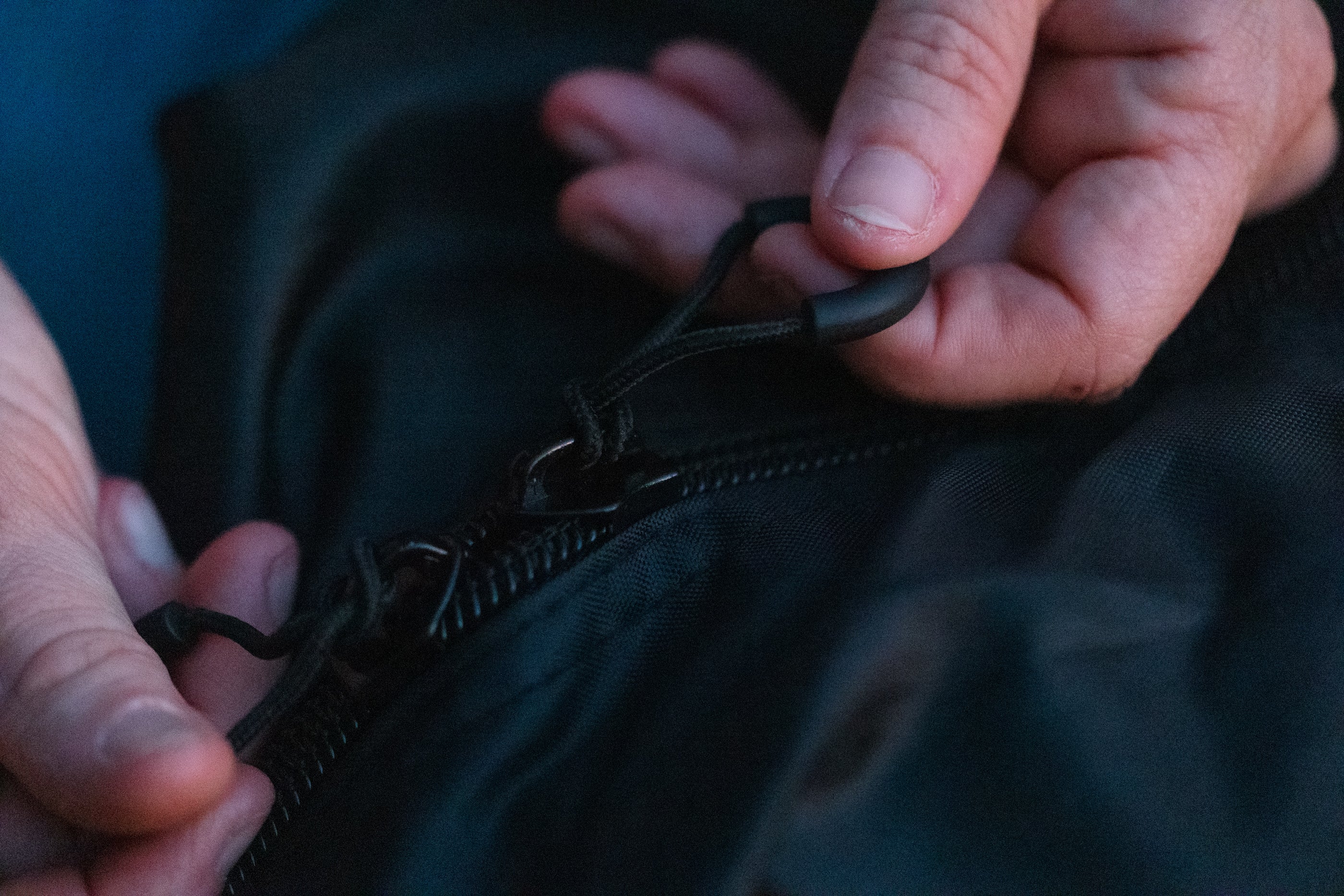 Showing construction detail on RapidPack pop up tent