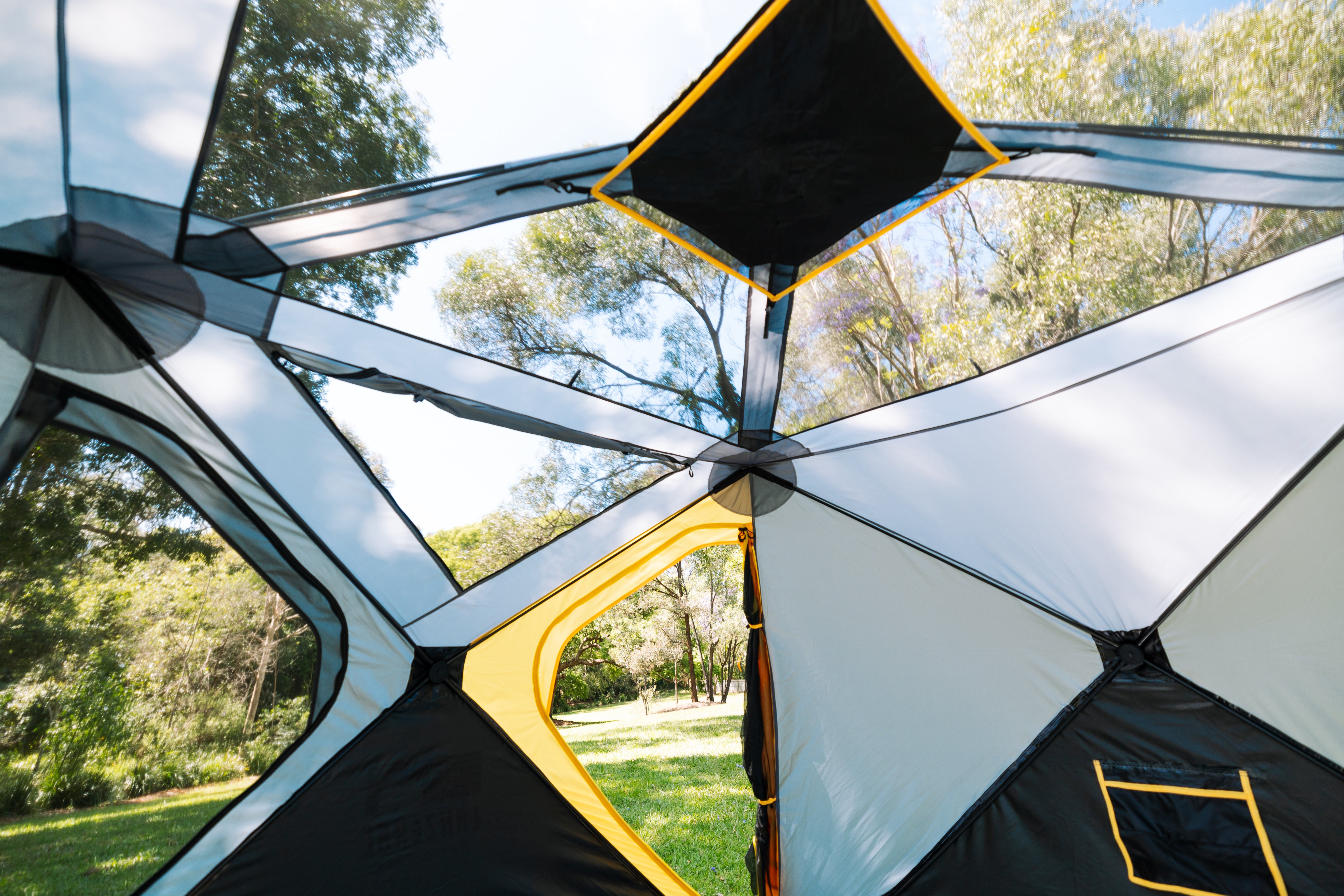 RapidPack Popup Camping Tent vented ceiling