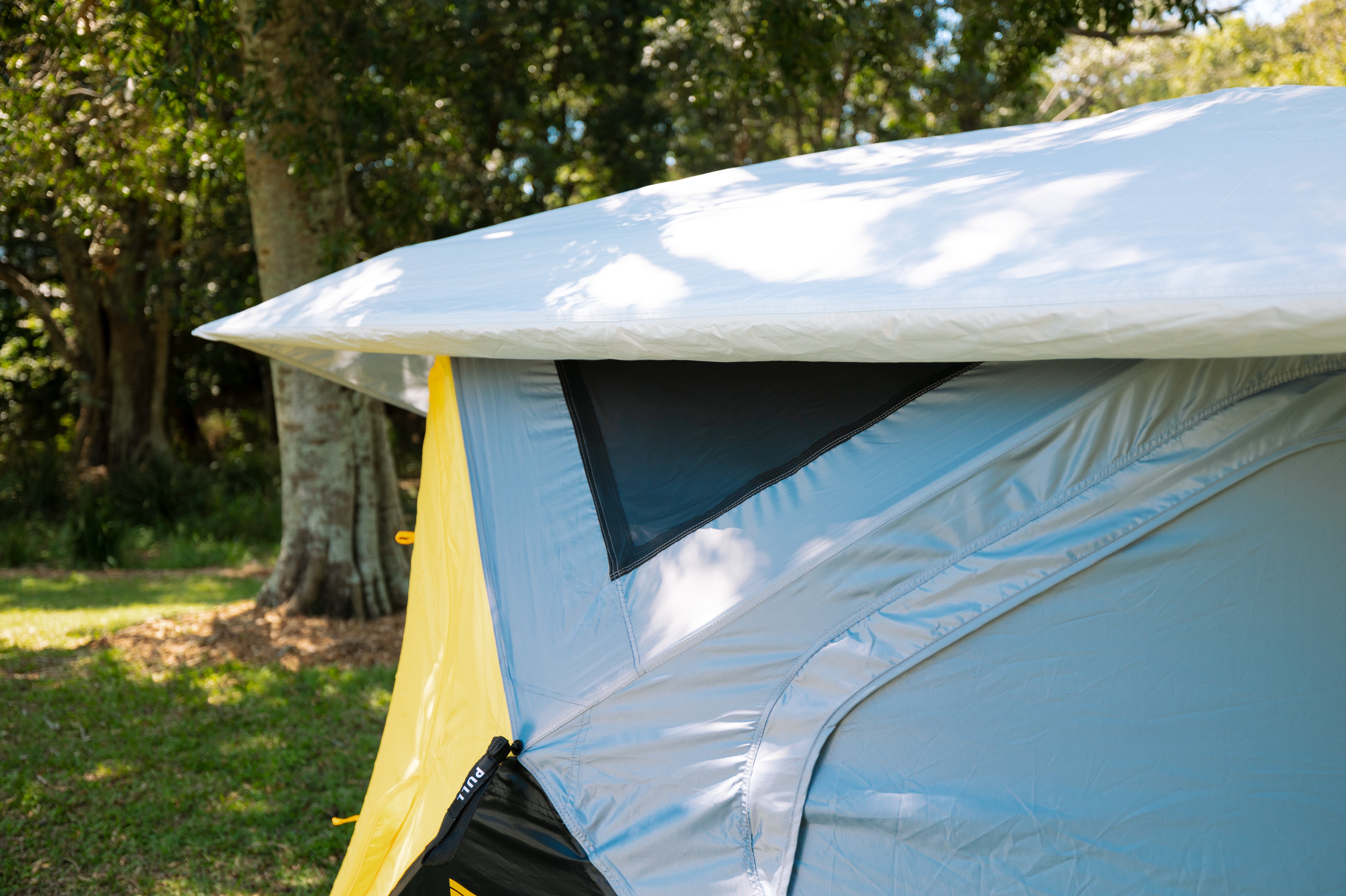 RapidPack Popup Camping Tent folded fly